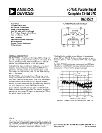 Datasheet DAC8562E manufacturer Analog Devices
