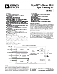 Datasheet EVAL-AD1953EB manufacturer Analog Devices
