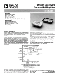 Datasheet HTC-0300AM/883B manufacturer Analog Devices