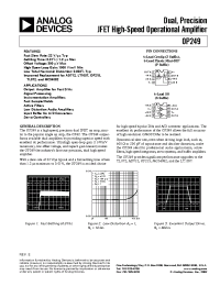 Datasheet OP249AZMDA manufacturer Analog Devices