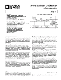 Datasheet OP400HS manufacturer Analog Devices