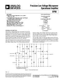 Datasheet OP90AZ/883 manufacturer Analog Devices
