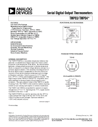 Datasheet TMP04FRU manufacturer Analog Devices