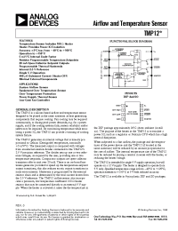 Datasheet TMP12FP manufacturer Analog Devices