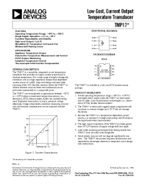 Datasheet TMP17F manufacturer Analog Devices