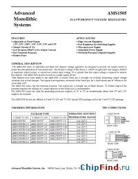 Datasheet AMS1505CM-25 manufacturer AMS
