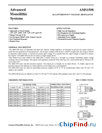 Datasheet AMS1508CM-25 manufacturer AMS