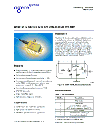 Datasheet D1861D040 manufacturer Agere