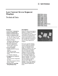Datasheet 5082-A807-LP000 manufacturer Agilent
