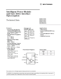 Datasheet HCNW4506-500 manufacturer Agilent