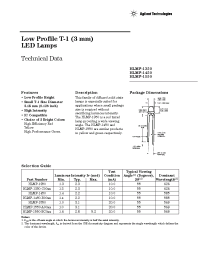 Datasheet HLMP-1350-C0001 manufacturer Agilent