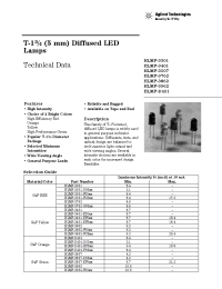 Datasheet HLMP-3301-D00xx manufacturer Agilent