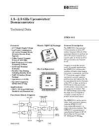 Datasheet HPMX-5001-TR1 manufacturer Agilent
