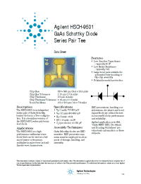 Datasheet HSCH-9501 manufacturer Agilent