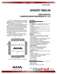 Datasheet PB3431 manufacturer AHA
