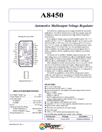 Datasheet A8450 manufacturer Allegro