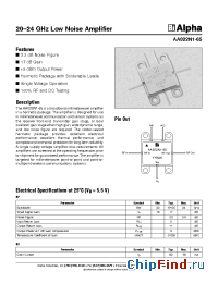 Datasheet AA022N1-65 manufacturer Alpha
