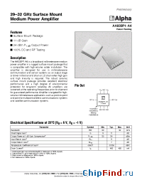 Datasheet AA032P1-A4 manufacturer Alpha