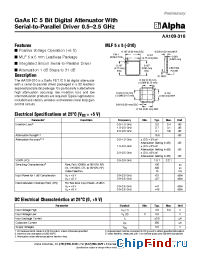 Datasheet AA109-310 manufacturer Alpha