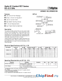 Datasheet AF002C4-39 manufacturer Alpha