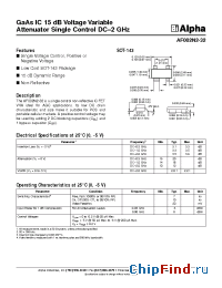 Datasheet AF002N2-32 manufacturer Alpha