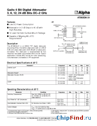 Datasheet AT002D6-31 manufacturer Alpha