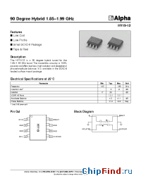 Datasheet HY19-12 manufacturer Alpha