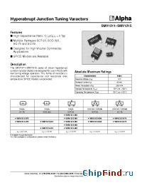 Datasheet SMV1211-001 manufacturer Alpha