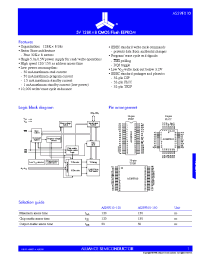 Datasheet AS29F010-150LC manufacturer Alliance