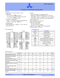 Datasheet AS4C256K16F0-35JI manufacturer Alliance