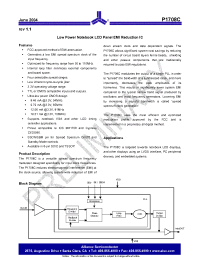 Datasheet P1708CF-08SR manufacturer Alliance