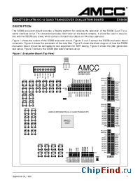 Datasheet EV3038 manufacturer AMCC