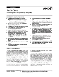 Datasheet AAM79C982-4JC manufacturer AMD