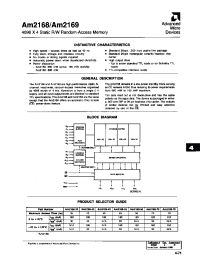 Datasheet AM2968-35PC manufacturer AMD