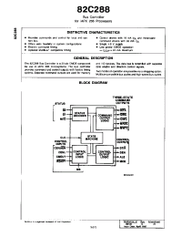 Datasheet P82C288-10 manufacturer AMD