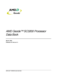Datasheet SC3200UCL-266 manufacturer AMD