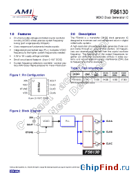 Datasheet FS6130-03 manufacturer AMI