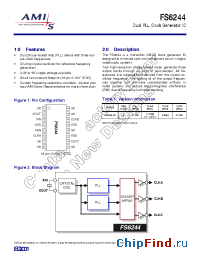 Datasheet FS6244-03 manufacturer AMI