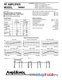 Datasheet BX6543 manufacturer Amplifonix