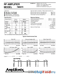 Datasheet BX6575 manufacturer Amplifonix