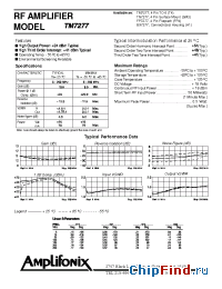 Datasheet BX7277 manufacturer Amplifonix