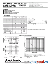 Datasheet BXO9307 manufacturer Amplifonix