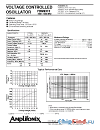 Datasheet BXO9313 manufacturer Amplifonix