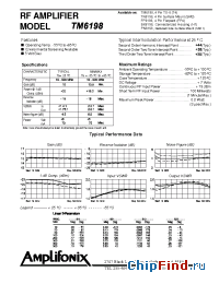 Datasheet FP6198 manufacturer Amplifonix