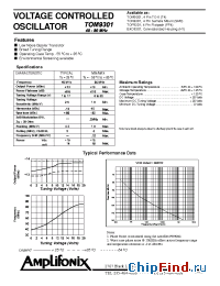 Datasheet TOM9301 manufacturer Amplifonix