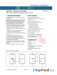 Datasheet AS1905C23 manufacturer AMSCO