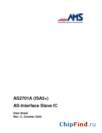 Datasheet AS2701AT manufacturer AMSCO