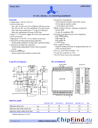Datasheet AS29LV800B-70RTI manufacturer Anadigics