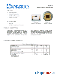 Datasheet PD5M-0XX manufacturer Anadigics