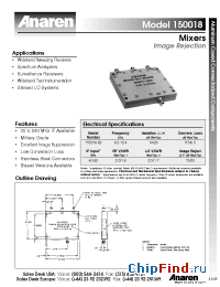 Datasheet 150018-60 manufacturer Anaren